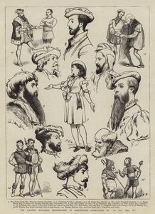 マンチェスターのカルバート記念公演、好きなように登場人物 作： John Charles Dollman